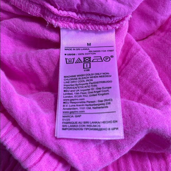 Gap Cotton Gauze Easy Shorts in Standout Pink NWT Size M - Picture 7 of 9
